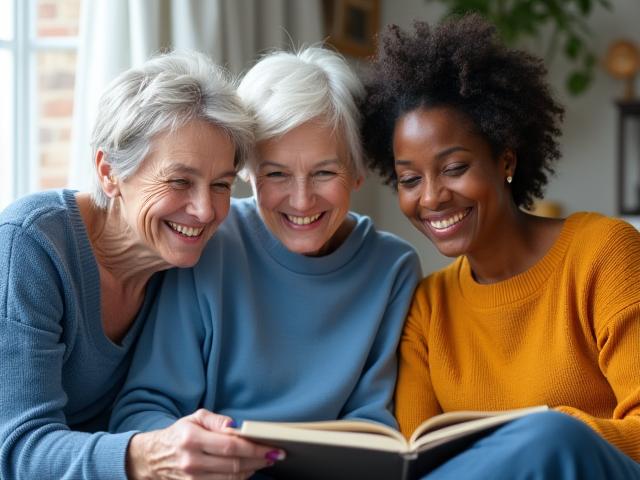 Diverse group of women smiling, representing building a legacy through estate planning.